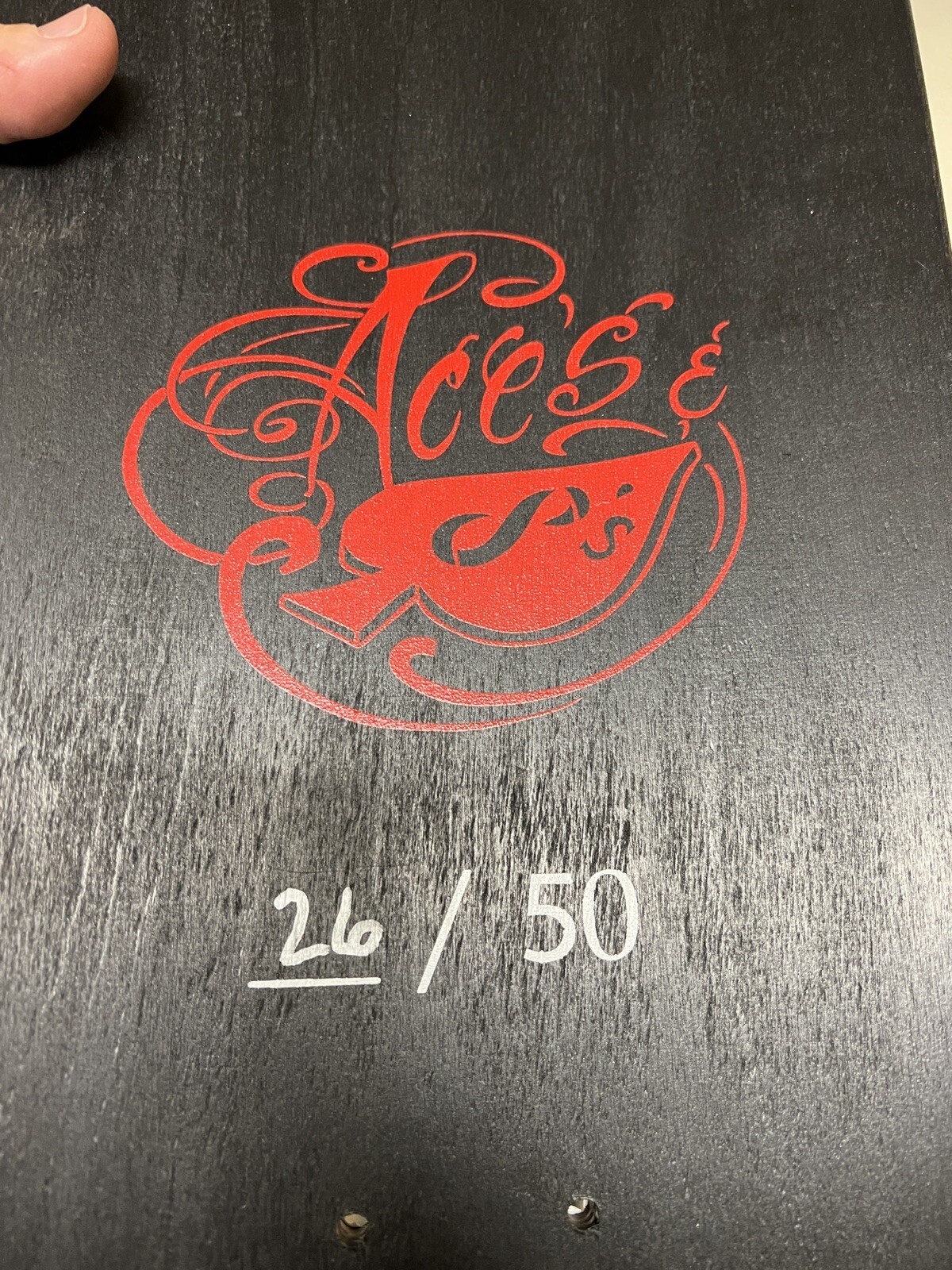 blood feast limited edition skateboard deck 26/50