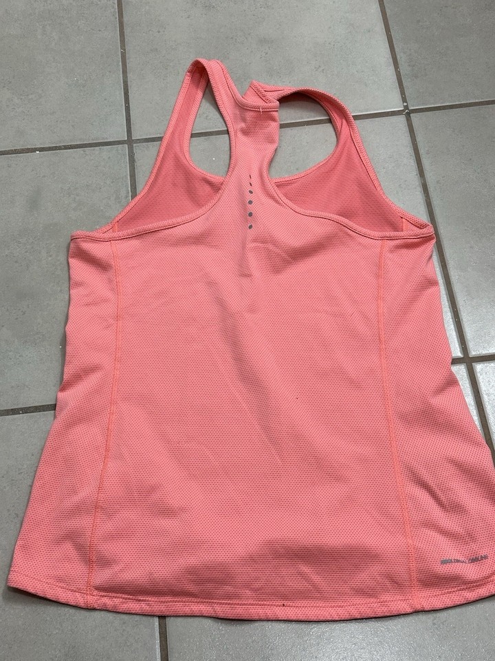 Nike Women Athletic zonal Cooling orange Tank Top size small eBay
