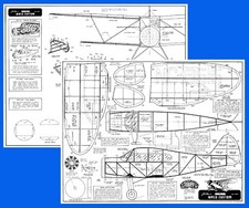 Guillows Model Airplane Plans FF : Waco Custom 24"Scale Rubber-Powered 50DC-3