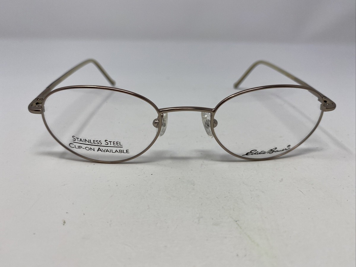 EDDIE BAUER EYEGLASSES FRAME WINSLOW CHAMOIS 48-20-135 GOLD