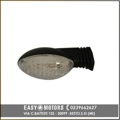 DUCATI MONSTER BLINKER HINTEN LINKS TRANSPARENT KURZER STIEL ZUGELASSEN
