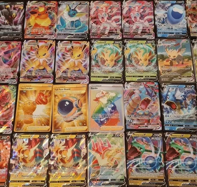 Epic Pokemon Card Bundle 25 Cards Vmax Full Art Rare 