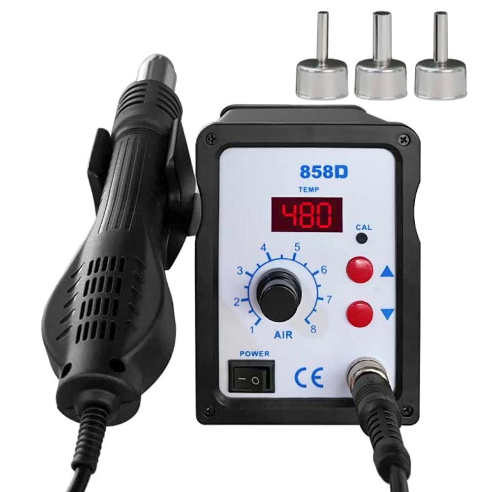 Hair Dryer Welding Tool 858D Welding Repair Rework Solder Station Hot Air Torch - Picture 14 of 14