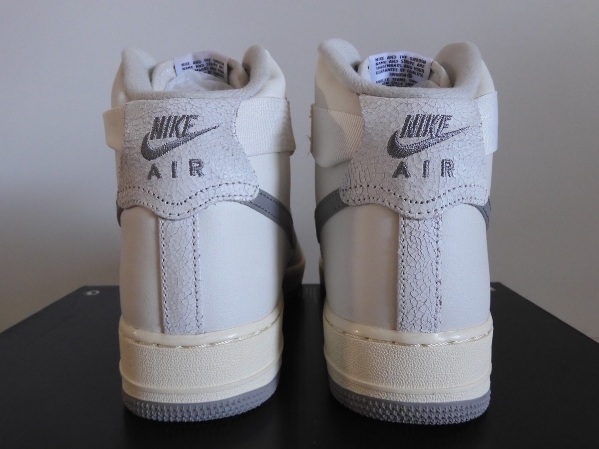 Nike Air Force 1 High '07 LV8 White Brown DM0209-101 Men's Size 9.5 Shoes  #17A