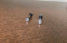 HTF NOS AFX Magnatraction Front/Rear Axles w/ TURBINE Wheels