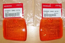 HONDA SPREE/ELITE 50 SE50 NQ50 NB50 BLINKER TURN SIGNAL LENS SET 33402-GN2-672