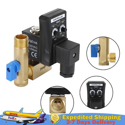 AC 220V 1/2'' Automatic Electronic Timed Air Compressor Auto Drain Valve