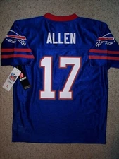 (2025-2026) Buffalo Bills JOSH ALLEN nfl Jersey YOUTH KIDS BOYS (m-medium 8-10)
