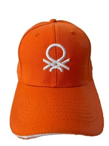 United Colors Of Benetton Bright Orange and Pink Adjustable Hat Size M United Colors Of Benetton | Accessories | Orange United  main image 2