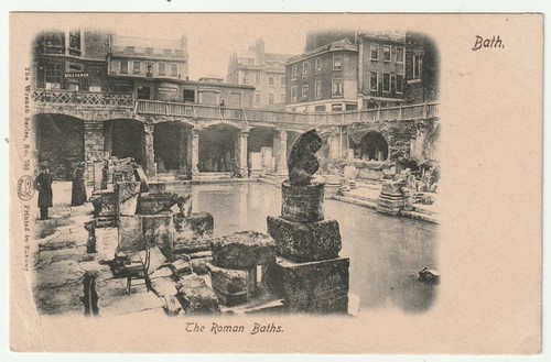 1902 MIDLAND TPO FROM SOUTH ROMAN BATHS PPC TO ROBERT PASCALL RICHMOND SURREY - Picture 3 of 3