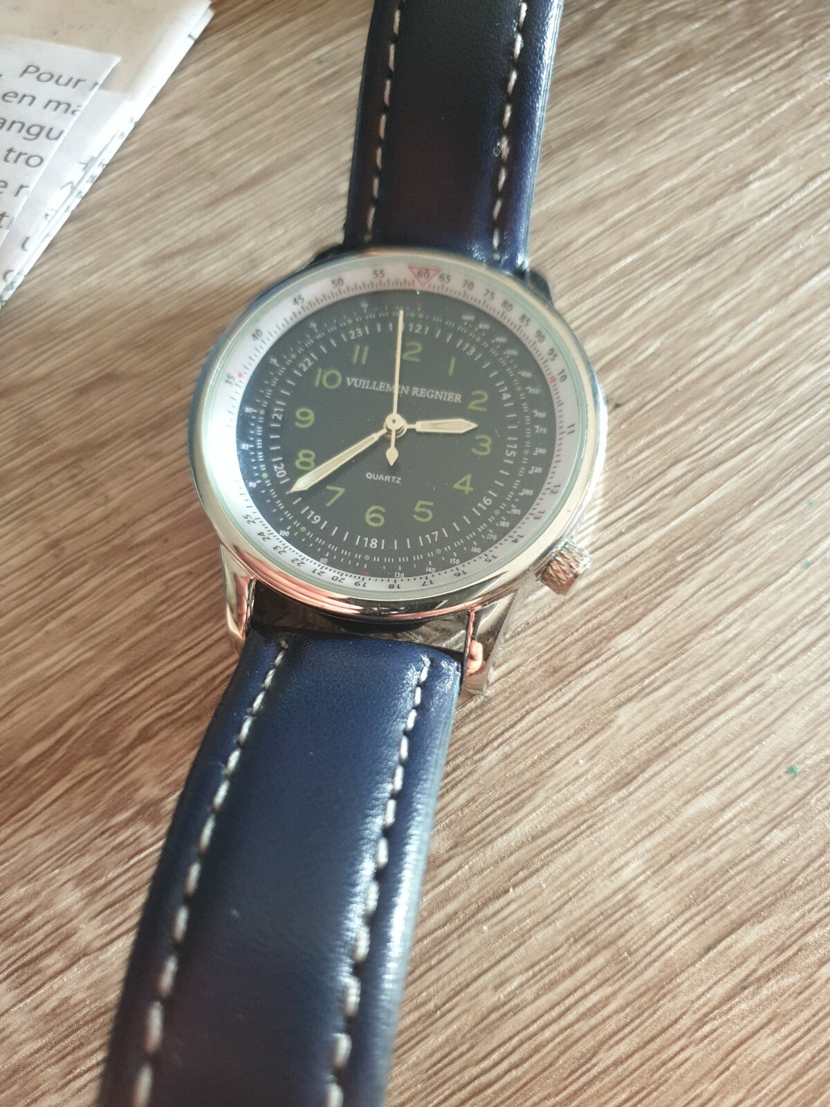 Montre Vuillemin Régnier Quartz Bicolore Argenté Doré Depuis 1920 Femme E40 - Montres & Bijoux