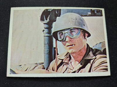 1966 Topps The Rat Patrol Card # 33 Pvt. Pettigrew sat quietly in his... (EX)