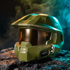 Xcoser Halo Infinite Master Chief Helmet Resin Cosplay Prop Replica Halloween