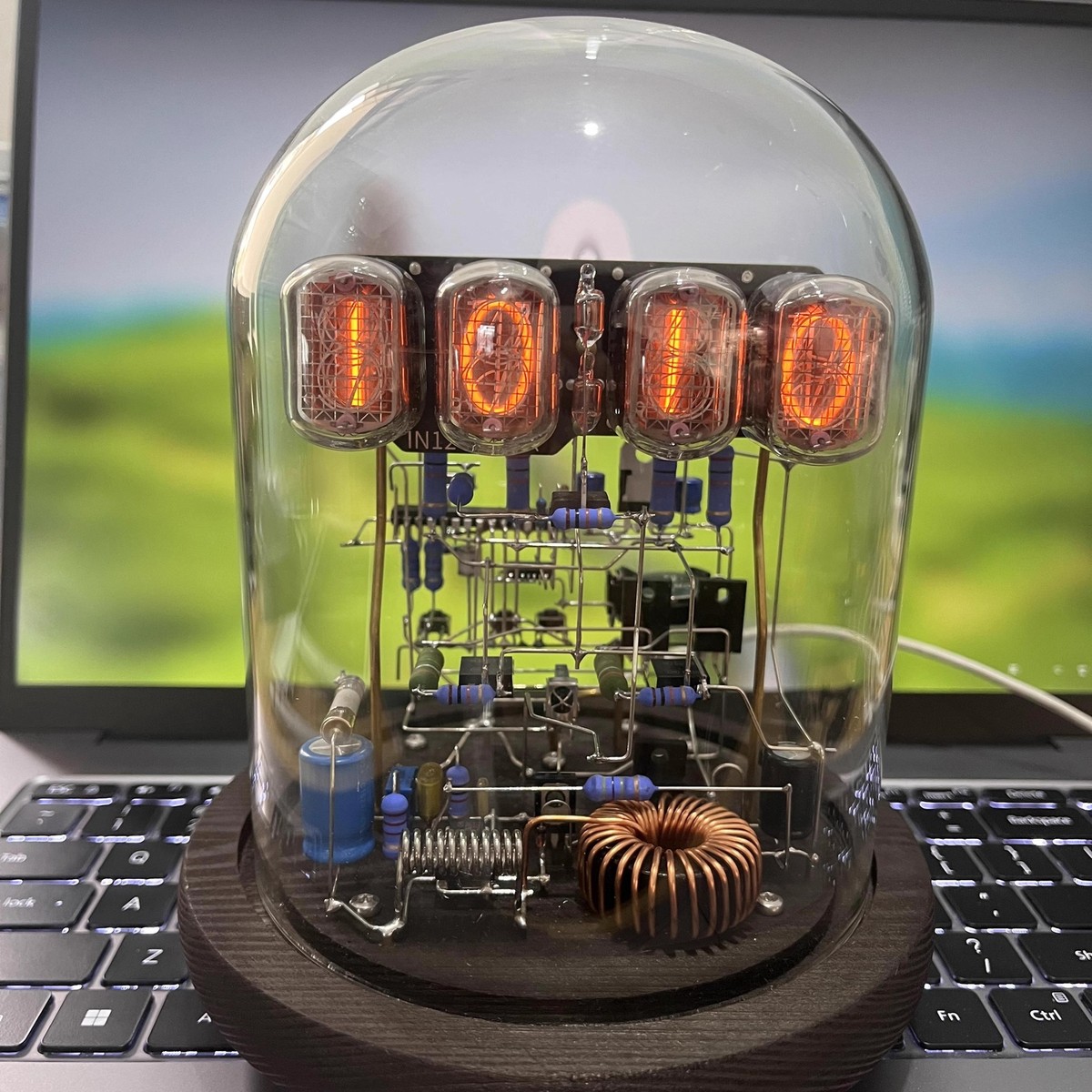 Classic Vintage IN-12 Nixie Tube Clock Kit DIY Unassembled w