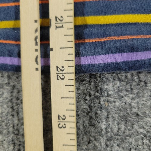 Obey Shirt Women's Small Blue Purple Striped Graphic Tee Short Sleeve Top Adult - Bild 14 von 16