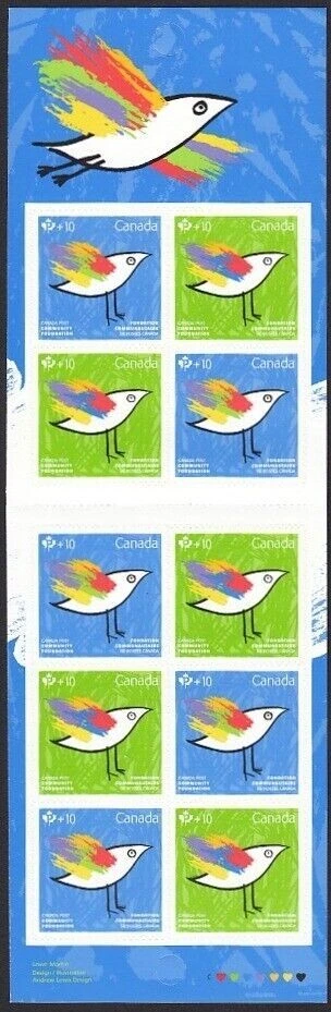 Folleto Bob 2016 - #B24a BK654 +10c Community Foundation Birds - Canadá CV $19 Foto 2 de 2