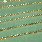 WHOLESALE LOTS Real 14kt Gold Filled 1.8mm ROLO / Belcher Chain BULK By the foot