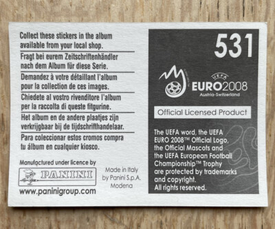 Vignettes Panini Euro 2008 - Équipe PAYS BAS Complète - Comme Neuves