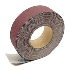 320 Grit Continuous Sandpaper Roll Emery Cloth Abrasive Sandpaper, 1"x26Ft