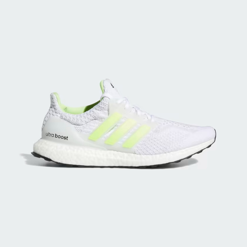 Кроссовки Adidas UltraBoost 5.0 DNA Glow In The Dark White Signal Green G58753 Мужские Новые