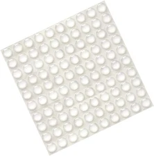 100pcs Drawer Rubber Bumpers Pads Clear Cabinet Door Dots Self Adhesive Feet