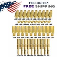 FOR Keihin CV;CVK;CVVD Carburetor 30X Main Jets&10X Slow Jets/Pilot Jet Kit USA