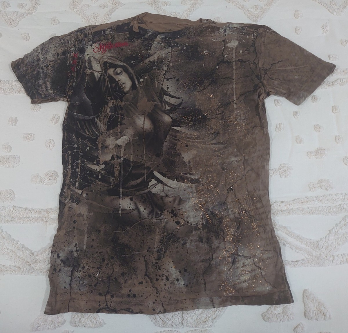 Affliction Bamboo Premium T-Shirt Size Small S] | eBay