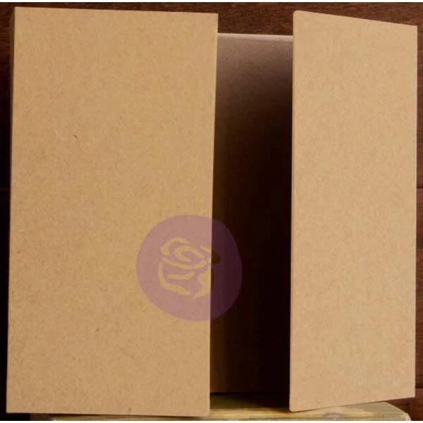 Álbum de aglomerado Prima Memory Hardware 8,5"X8"-Kraft Gatefold con 8 páginas Foto 2 de 2