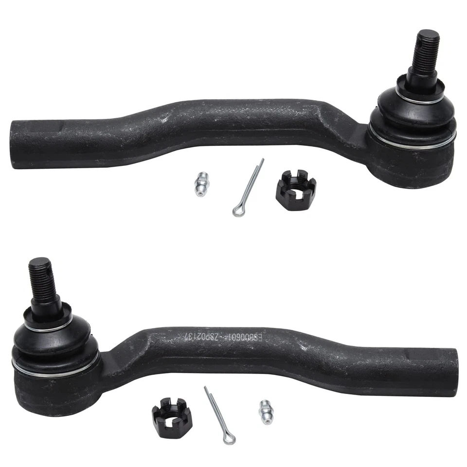 Front Knuckles w/ Wheel Hubs and Outer Tie Rods for 2007 - 2015 Mazda CX-9 CX-7 - Image 4 of 4