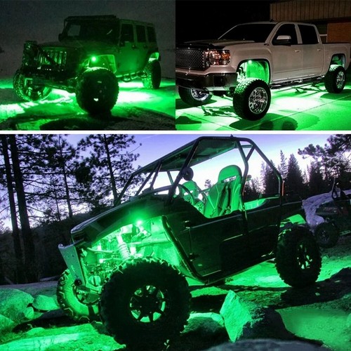 100 PCS Green Undercar LED Underglow Underbody System Light Neon Lamp Waterproof - Picture 3 of 11