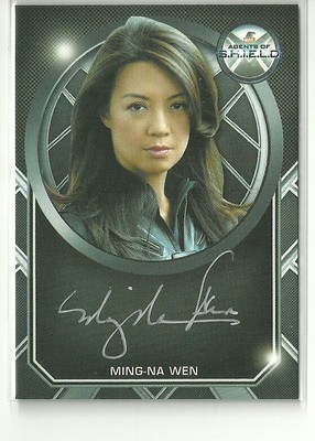 Rittenhouse Marvel Agents Of Shield Ming Na Wen As May Silver Auto