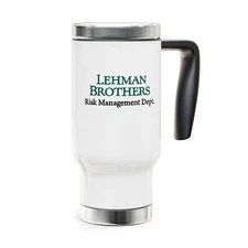 Lehman Brothers Risk Management Dept. Stainless Steel Travel Mug - 14oz