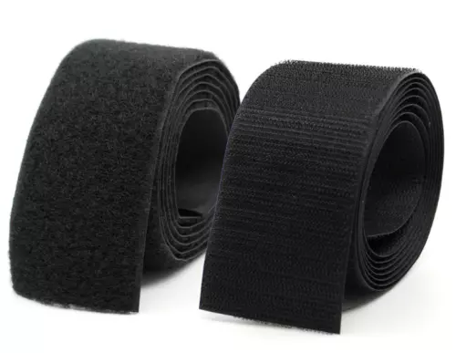 Velcro® Brand 2 Inch Wide Black Hook and Loop Set - Sew-On Type - 2 FEET  (24)