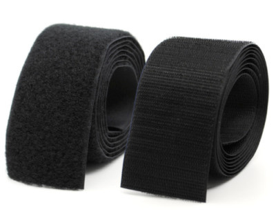 Velcro  Brand 2'' Inch Wide Black Hook and Loop Set - Sew-On Type - 2 FEET (24'')