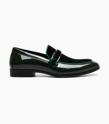 NEW Stacy Adams Men\'s Spratley Moc Toe Saddle Slip-On Green Sz 8 Stacy Adams Spratley Moc Toe Saddle Slip On Loafers, Green  main image 2