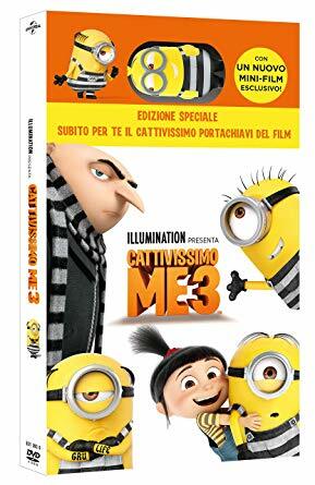 CATTIVISSIMO ME 3  DVD + PORTACHIVI MINION  COFANETTO
