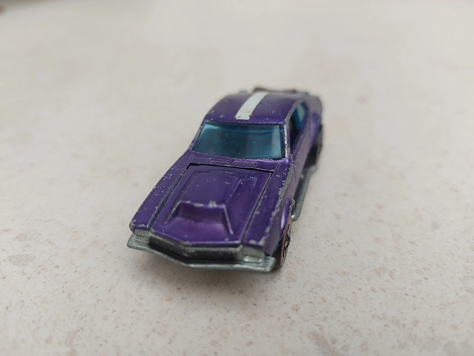 Hot Wheels Redline MIGHTY MAVERICK PÚRPURA 1969 Hong Kong Vintage Diecast Foto 2 de 4