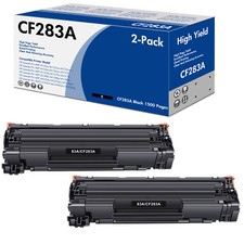 2PK CF283A Toner for HP 83A Toner Cartridge LaserJet Pro M225dn M127fw Printer