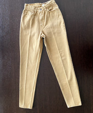 Vintage Made in USA Levis 512 Kahki Mom Jeans Slim Fit Taper Leg Sz 9 26x29 RARE