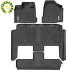 Floor Mats For 2008-2020 Dodge Grand Caravan TPE Rubber All Weather Protection