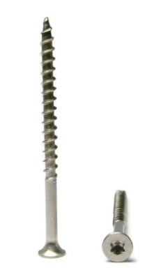 Deck Screws Star Drive 316 Stainless Steel Bugle Type 17 #10 x 3-1/2 - Qty 250