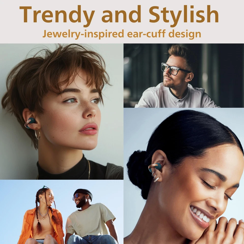 JVC Nearphones Auriculares Inalámbricos Verdaderos Oreja Abierta Bluetooth 5.3 HANP1T - CAJA ABIERTA Foto 3 de 4