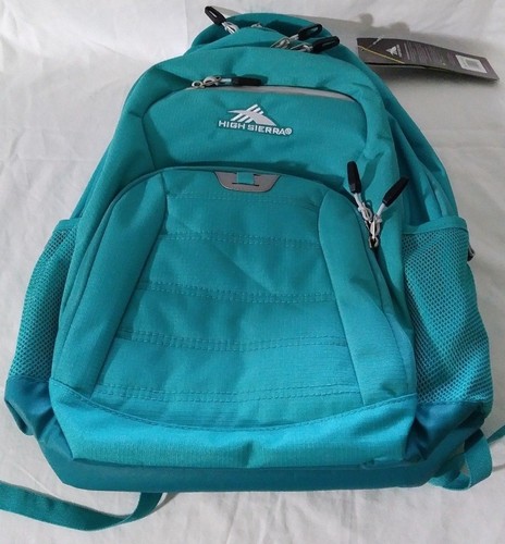 New High Sierra Teal Backpack Lifestyle 