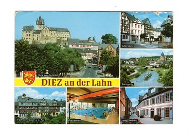 Ansichtskarte Diez an der Lahn / Blick zum Schloss +++
