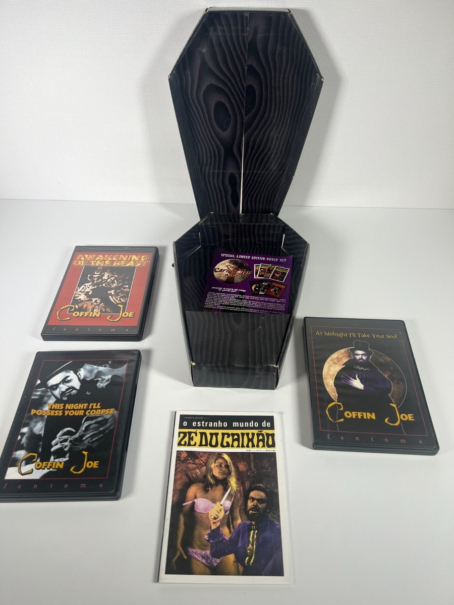 コフィン・ジョー DVD-BOX vol.2 サイケデリック・ブラジリアン編〈… The Coffin Joe Trilogy with Comic (DVD, Limited Edition Boxed Set