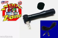 MINI STEREO MICROPHONE FOR LAPTOPS, AUDIO RECORDERS, ACTION CAMERAS W/ EX CABLE