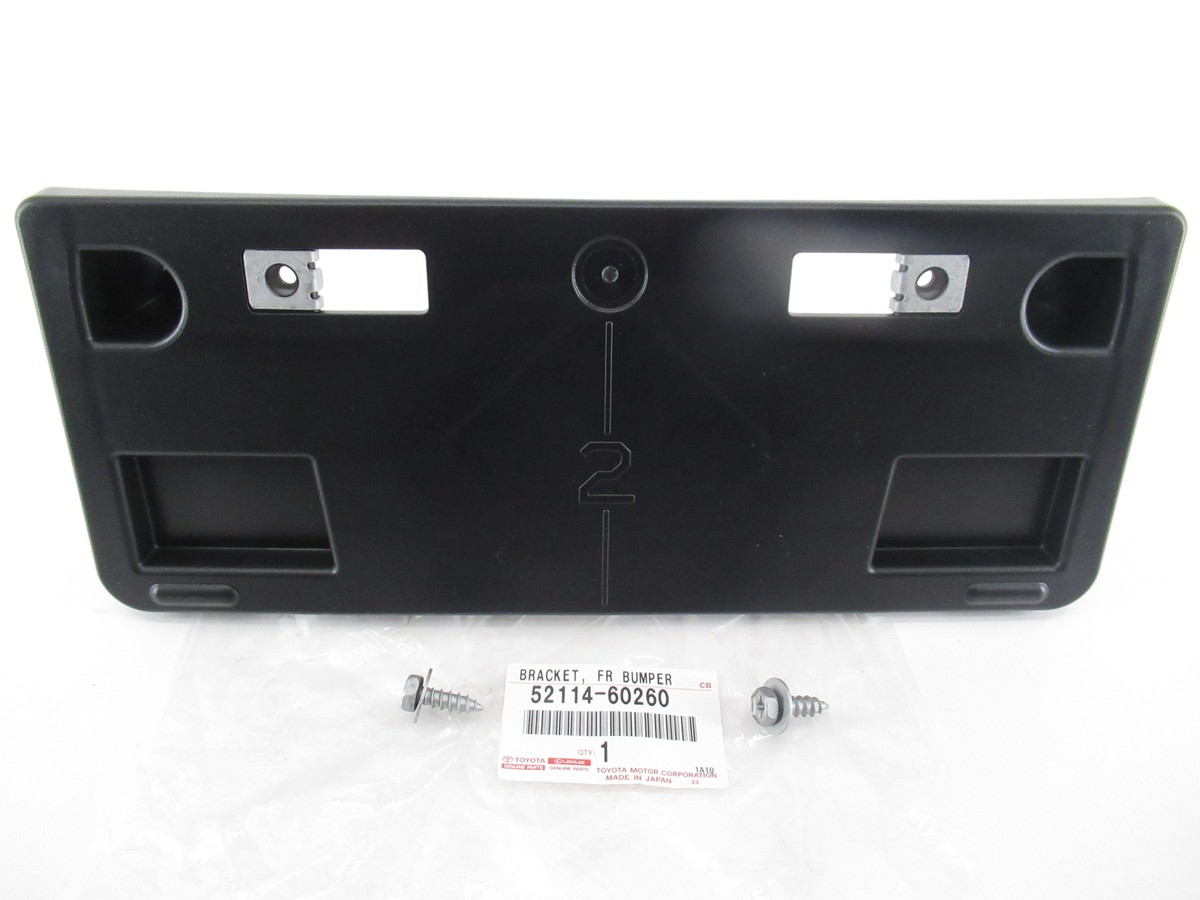 Genuine OEM Toyota Lexus 52114-60260 Front Bumper License Plate