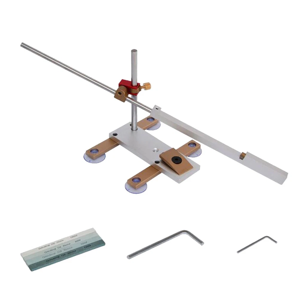 Manual Metal Fixed Angle Kitchen Knife Sharpener Kit Professional Home Sharpener