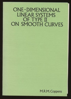 Marc Raymond Martha Coppens / One-Dimensional Linear Systems of Type II 1983