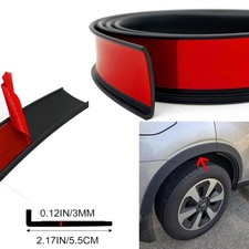 For Dodge Wheel Eyebrow Arch Trim Lips Strip Fender Flare Protector 20ft For Dodge Wheel Eyebrow Arch Trim Lips Strip Fender Flare Protector 20ft